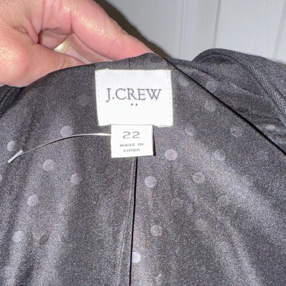 Womens‎ J. Crew Classic Black Blazer size 22